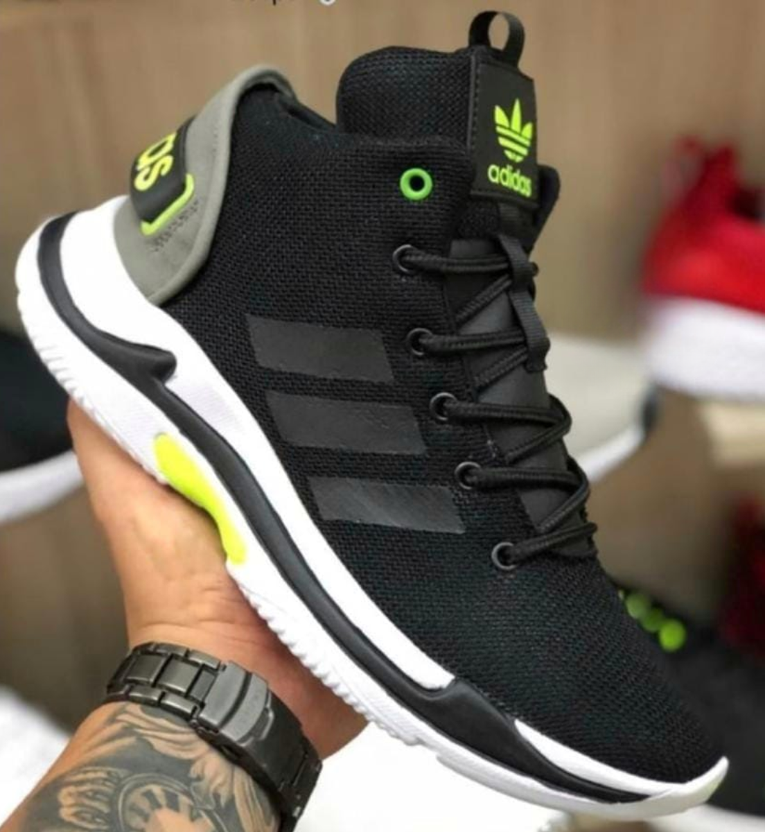 adidas bota hombre color negro rojo Comprar en tienda onlineshoppingcenterg Colombia centro de compras en linea